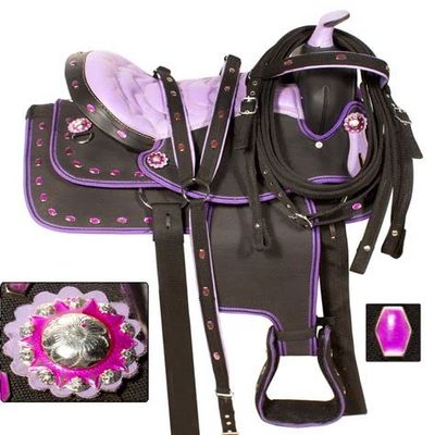 AD Saddlery Classic Western Barrel Racing Handmade Synthetic Cordura Horse Saddle Lightweight Barrel Racing Saddle Trail Tack Equestrian Horse Saddle Tack Size 10" to 18" inches SS13 (10.5)