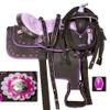 AD Saddlery Classic Western Barrel Racing Handmade Synthetic Cordura Horse Saddle Lightweight Barrel Racing Saddle Trail Tack Equestrian Horse Saddle Tack Size 10" to 18" inches SS13 (10.5) view 1