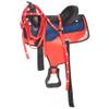 AD Saddlery Classic Western Barrel Racing Handmade Synthetic Cordura Horse Saddle Lightweight Barrel Racing Saddle Trail Tack Equestrian Horse Saddle Tack Size 10" to 18" inches SS18 (11.5) view 1