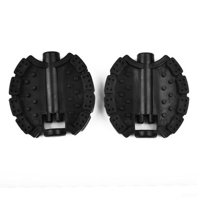 2pcs Plastic Pedals, For Child Bicycle Tricycle Bike Replacement Pedals, Black