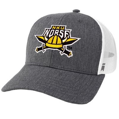 Northern Kentucky University Embroidered Primary Logo Official Collegiate Team Logo Adjustable Snapback Trucker Hat - Unisex for Men and Women, Athletic Heather