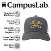 Northern Kentucky University Embroidered Primary Logo Official Collegiate Team Logo Adjustable Snapback Trucker Hat - Unisex for Men and Women, Athletic Heather view 2
