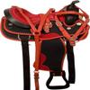 AD Saddlery Classic Western Barrel Racing Handmade Synthetic Cordura Horse Saddle Lightweight Barrel Racing Saddle Trail Tack Equestrian Horse Saddle Tack Size 10" to 18" inches SS22 (10) view 1