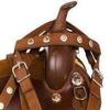 AD Saddlery Classic Western Barrel Racing Handmade Synthetic Cordura Horse Saddle Lightweight Barrel Racing Saddle Trail Tack Equestrian Horse Saddle Tack Size 10" to 18" inches SS20 (12.5) view 4