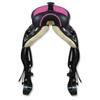 AD Saddlery Classic Western Barrel Racing Handmade Synthetic Cordura Horse Saddle Lightweight Barrel Racing Saddle Trail Tack Equestrian Horse Saddle Tack Size 10" to 18" inches SS24 (10.5) view 4