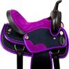 AD Saddlery Classic Western Barrel Racing Handmade Synthetic Cordura Horse Saddle Lightweight Barrel Racing Saddle Trail Tack Equestrian Horse Saddle Tack Size 10" to 18" inches SS27 (11.5) view 2