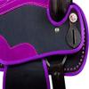 AD Saddlery Classic Western Barrel Racing Handmade Synthetic Cordura Horse Saddle Lightweight Barrel Racing Saddle Trail Tack Equestrian Horse Saddle Tack Size 10" to 18" inches SS27 (11.5) view 3