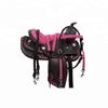 AD Saddlery Classic Western Barrel Racing Handmade Synthetic Cordura Horse Saddle Lightweight Barrel Racing Saddle Trail Tack Equestrian Horse Saddle Tack Size 10" to 18" inches SS26 (10.5) view 1
