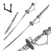 57" Lady Maria Rakuyo Sword Cosplay Props Double Sword Combination Full Metal, with Display Stand view 1