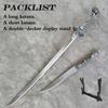 57" Lady Maria Rakuyo Sword Cosplay Props Double Sword Combination Full Metal, with Display Stand view 2