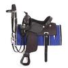 AD Saddlery Classic Western Barrel Racing Handmade Synthetic Cordura Horse Saddle Lightweight Barrel Racing Saddle Trail Tack Equestrian Horse Saddle Tack Size 10" to 18" inches SS48 (11.5) view 1