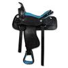 AD Saddlery Classic Western Barrel Racing Handmade Synthetic Cordura Horse Saddle Lightweight Barrel Racing Saddle Trail Tack Equestrian Horse Saddle Tack Size 10" to 18" inches SS52 (10.5) view 2