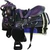 AD Saddlery Classic Western Barrel Racing Handmade Synthetic Cordura Horse Saddle Lightweight Barrel Racing Saddle Trail Tack Equestrian Horse Saddle Tack Size 10" to 18" inches SS49 (17.5) view 1