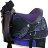 AD Saddlery Classic Western Barrel Racing Handmade Synthetic Cordura Horse Saddle Lightweight Barrel Racing Saddle Trail Tack Equestrian Horse Saddle Tack Size 10" to 18" inches SS49 (17.5) view 2