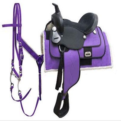 AD Saddlery Classic Western Barrel Racing Handmade Synthetic Cordura Horse Saddle Lightweight Barrel Racing Saddle Trail Tack Equestrian Horse Saddle Tack Size 10" to 18" inches SS45 (11.5)