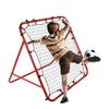 Sarkoyar Soccer Rebounder,Adjustable Rebound Net Kickback Rebound Net,Portable Soccer Rebounder Net Fit Easy Setup Rebounder Gifts & Equipment for Kids Adults Softball Baseball Football Training Red view 1