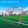 Sarkoyar Soccer Rebounder,Adjustable Rebound Net Kickback Rebound Net,Portable Soccer Rebounder Net Fit Easy Setup Rebounder Gifts & Equipment for Kids Adults Softball Baseball Football Training Red view 2