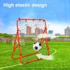 Sarkoyar Soccer Rebounder,Adjustable Rebound Net Kickback Rebound Net,Portable Soccer Rebounder Net Fit Easy Setup Rebounder Gifts & Equipment for Kids Adults Softball Baseball Football Training Red view 3