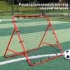 Sarkoyar Soccer Rebounder,Adjustable Rebound Net Kickback Rebound Net,Portable Soccer Rebounder Net Fit Easy Setup Rebounder Gifts & Equipment for Kids Adults Softball Baseball Football Training Red view 4