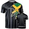 Soccer Jersey for Mexico, Colombia, Cuba, Peru, Guatemala, Brazil, Honduras, El Salvador, Venezuela, Jamaica, Haiti (US, Alpha, 4X-Large, Regular, Regular, Jamaica) view 1