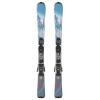 Nordica Team G Kids All Mountain Skis, Blue / Grey / Pink, 90cm w/ JR 4.5 FDT Bindings view 1