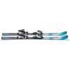 Nordica Team G Kids All Mountain Skis, Blue / Grey / Pink, 90cm w/ JR 4.5 FDT Bindings view 3