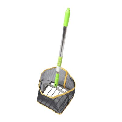 BRIGHTFUFU Extendable Table Tennis Ball Picker Portable Ball Collector Detachable Handle Large Capacity for Outdoor Efficient and Robust Construction
