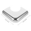 Vanzack Pool Table Corner Protector - Metal Corner Guard for Billiard Tables - Silver view 2
