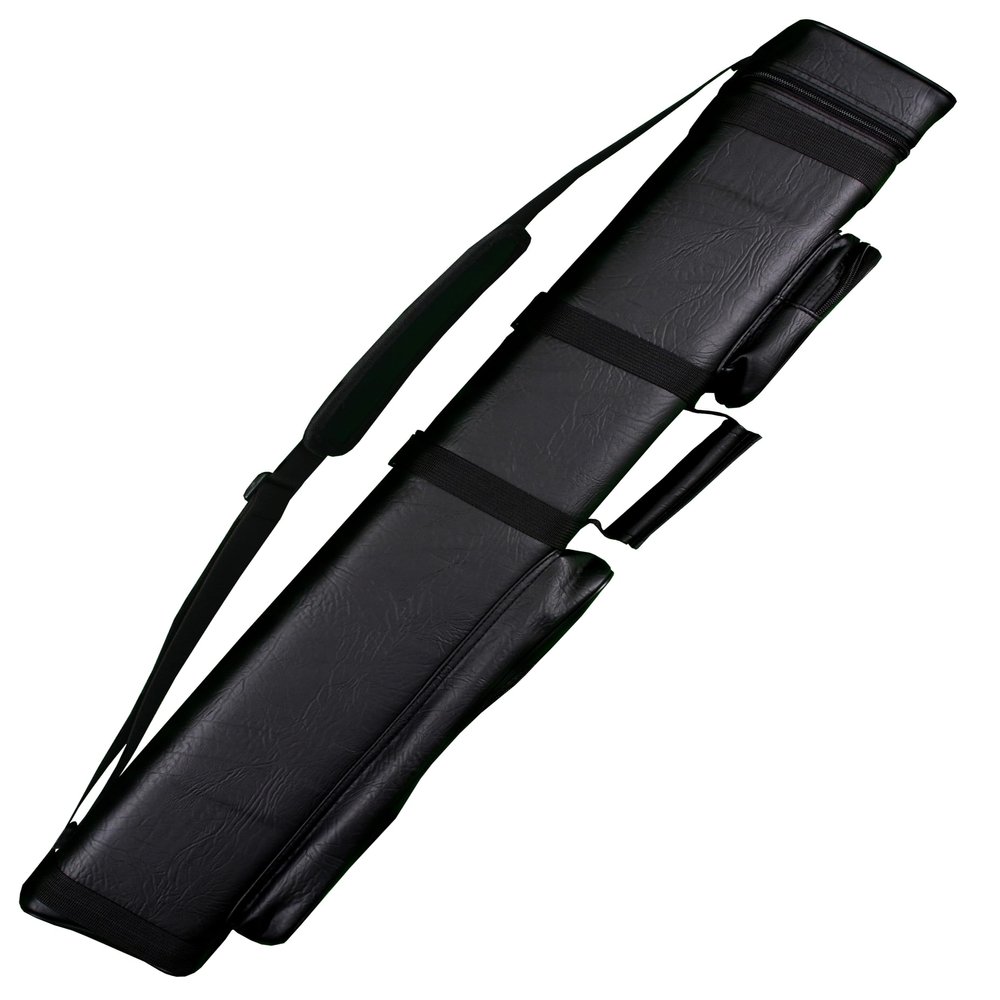 Accuplay Billiards 3x6 Hard Pool Cue Stick Carrying Case Black