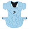 Force3 Pro Gear Solid State Catcher Chest Protector with Dupont Kevlar | SEI Certified to Meet NOCSAE Standard (Sky Blue, Youth) view 1