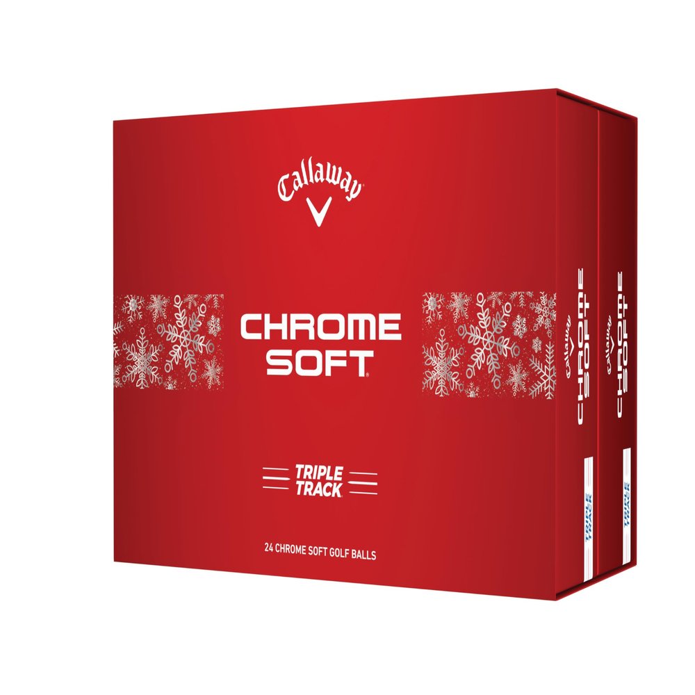 Callaway Golf Chrome Soft Golf Balls (Triple Track, 2 Dozen (White)