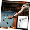 BRIGHTFUFU Billiard Table Corner Guard Metal Corner Guard for Pool Table Replacement Liners Billiards Table Hardware Set view 4