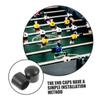 Parliky 16pcs Foosball Table Rod Plugs Football Machine Cap Foosball Pole Covers Replacement End Caps view 2