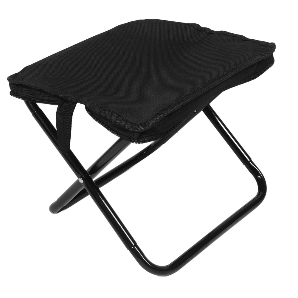 Anneome Portable Folding Stool Oxford Material Outdoor Fully Foldable Stool for Hiking Fishing Camping