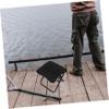 Anneome Portable Folding Stool Oxford Material Outdoor Fully Foldable Stool for Hiking Fishing Camping view 2