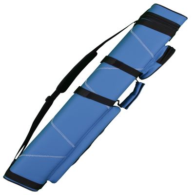 Accuplay Billiards 3x6 Hard Pool Cue Stick Carrying Case Blue White