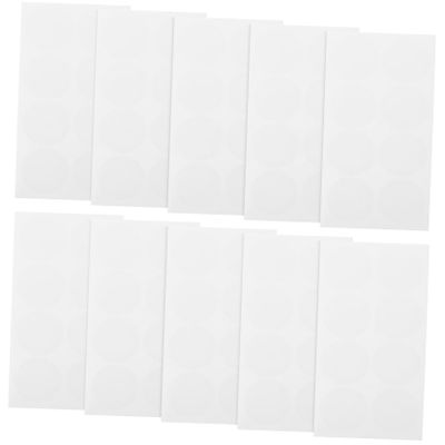 KICHOUSE 10sheets Uv Testing Stickers of Sun Block Patches for Uv Protection Portable Tiny Stickers for Outdoor Activities