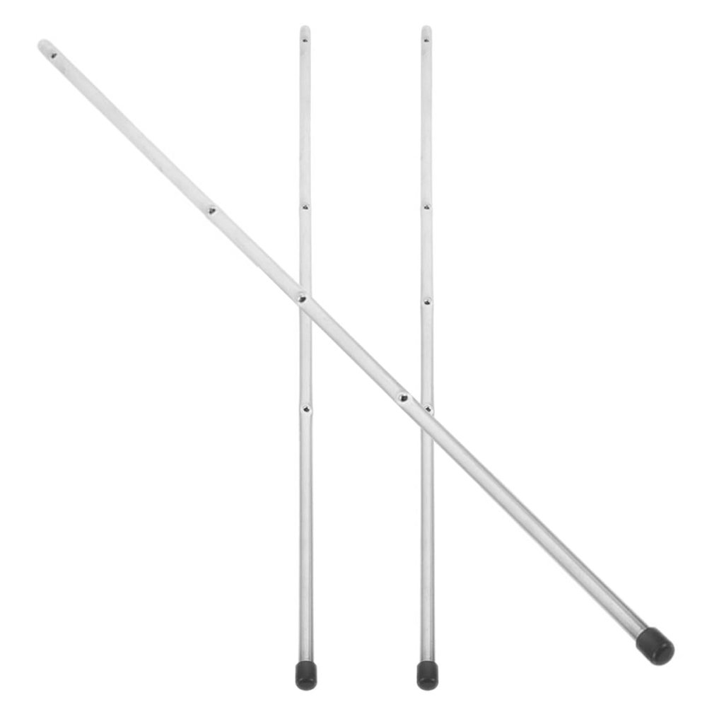 COOLHIYA 3pcs Table Soccer Handle Replacement Part Long Metal Operation Pole for Football Machine