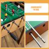 COOLHIYA 3pcs Table Soccer Handle Replacement Part Long Metal Operation Pole for Football Machine view 2