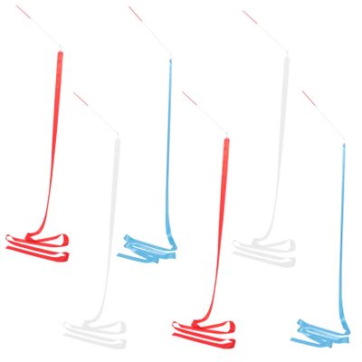 Toddmomy 6pcs Artistic Gymnastics Ribbons for Dance Flowing Streamers for Training Parties and Includes and Ribbons
