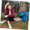 BRIGHTFUFU Portable Folding Stool Lightweight Camp Chair Height Oxford for Camping Fishing Hiking Gardening and Beach Picnics Stylish Khaki Zipper Bag Included view 2