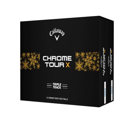 Callaway Golf Chrome Tour X Golf Balls (Triple Track, 2 Dozen (White)