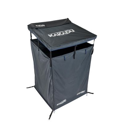 Kakadu Outback Shower Vehicle Tent, Camping Privacy Shelter, Bathroom Tent for Cars  with Roof, LED Light, BlockOut Technology, Towel Rod, Storage System