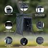 Kakadu Outback Shower Vehicle Tent, Camping Privacy Shelter, Bathroom Tent for Cars  with Roof, LED Light, BlockOut Technology, Towel Rod, Storage System view 2