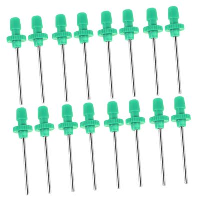 Anneome 100pcs Inflating Needles for Multi-Purpose Air Pump Needle for Basketballs and More Easy to Attach and Detach Plastic and Copper Construction