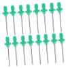 Anneome 100pcs Inflating Needles for Multi-Purpose Air Pump Needle for Basketballs and More Easy to Attach and Detach Plastic and Copper Construction