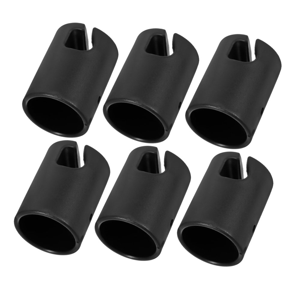 WOONEKY 6pcs Plastic Trampoline Pole Caps Easy Installation Trampoline Accessories for Safe Enclosure Replacement