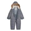 OshKosh Bgosh Baby Boys Hooded Snowsuit with Faux Fur Trim  Warm Winter One-Piece for Kids, Grey, 6/9 Months view 2