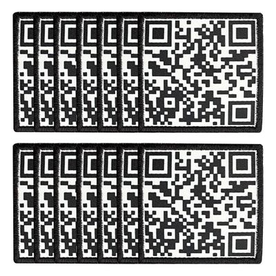 Rick Roll Scan Me QR Code Patch  Funny PVC Morale Patch for Tactical Backpack, Cap, Dog Harness | Military Hook & Loop Patch for Tactical Gear, Army Vest, and Molle Accessories