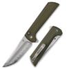 North Mountain Blade Chop 2 Green G10 real SLD-Magic SAN MAI Tanto view 1